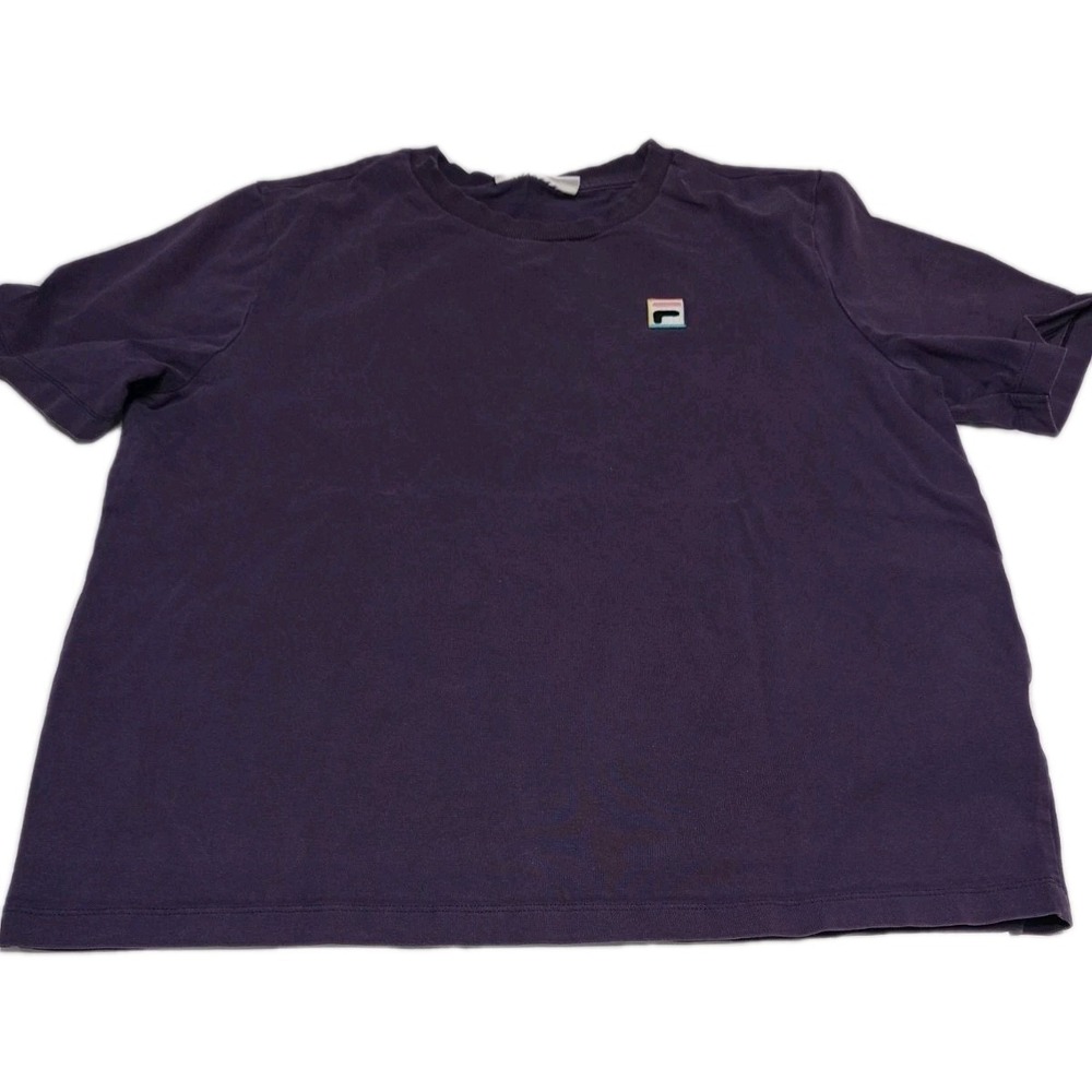 VINTAGE Fila Shirt Womens Size Medium M Purple‎ Tee Short Sleeve Adult Top